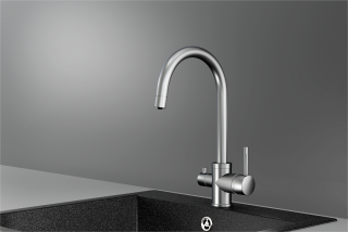 Смеситель для кухни Granula 5169, НЕРЖ нерж